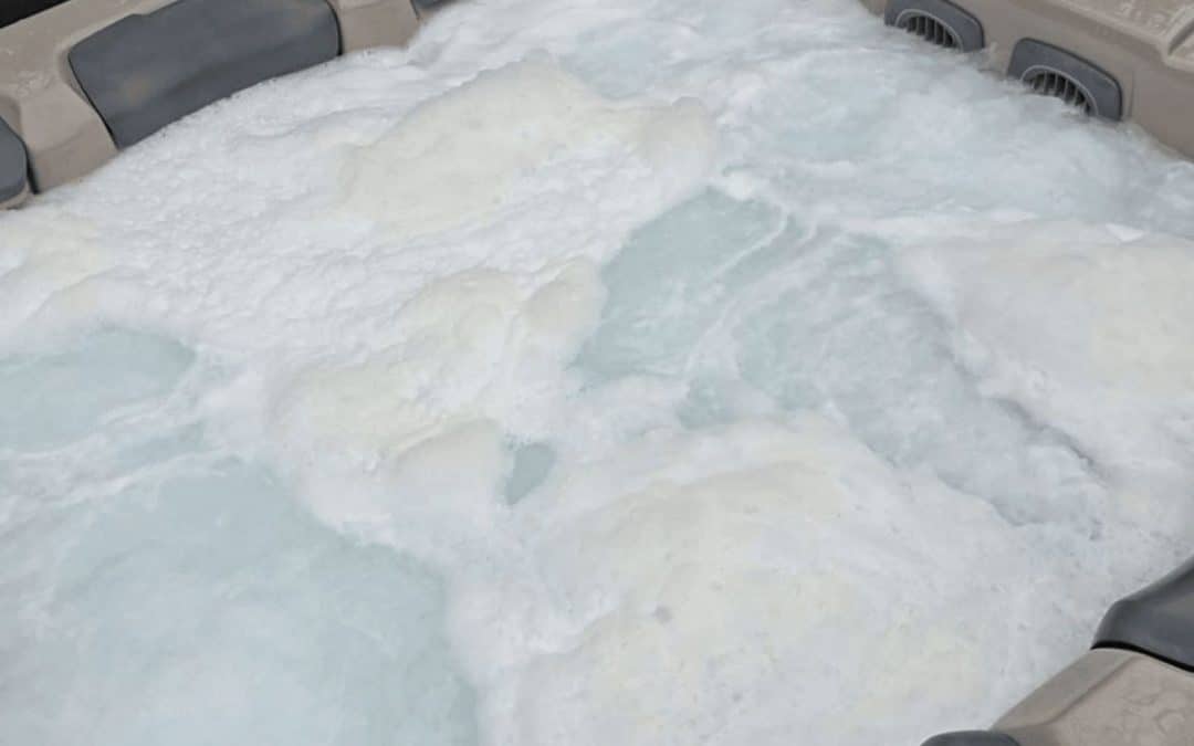 Jacuzzi water schuimt?